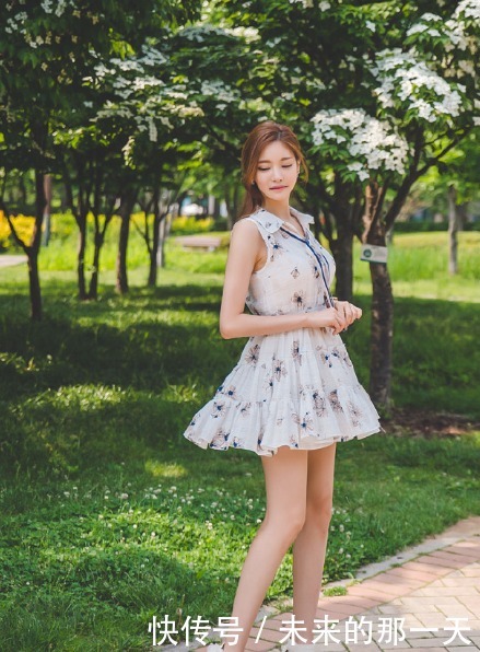 美女|阳光风景和美女,生活如此美好!