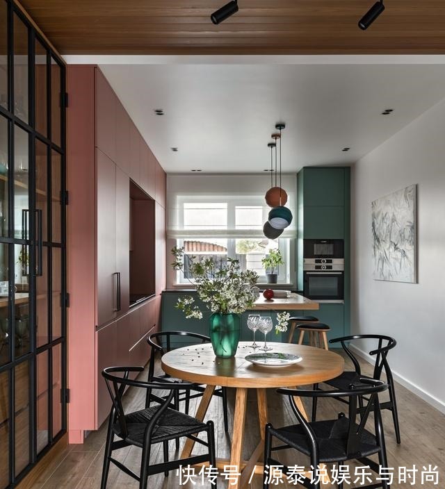 木色|她家的装修配色超时尚，全屋经典现代风，照着装没错的！