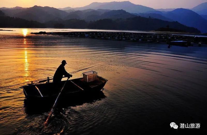 潜山：醉美夕阳如梦如画