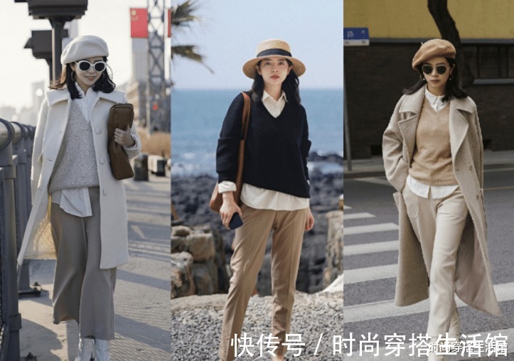 小西装|谁说小个子女人不适合穿阔腿裤?看看这4个搭配技巧,显高又减龄