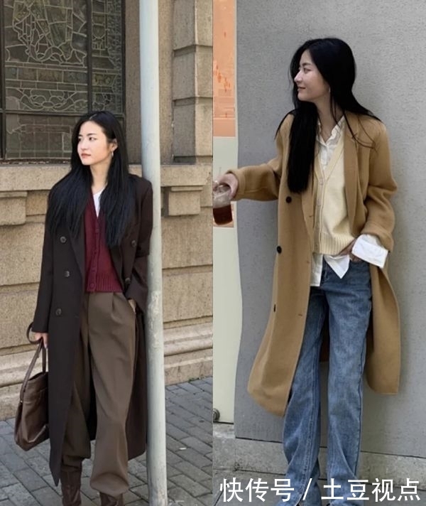 针织马甲别乱穿,教你3个韩里韩气的叠穿方案,轻松当个时髦精