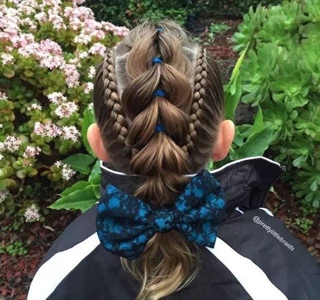 编发 72款好看的儿童编发,有闺女了就要给她编这样的发型,宝妈快收藏