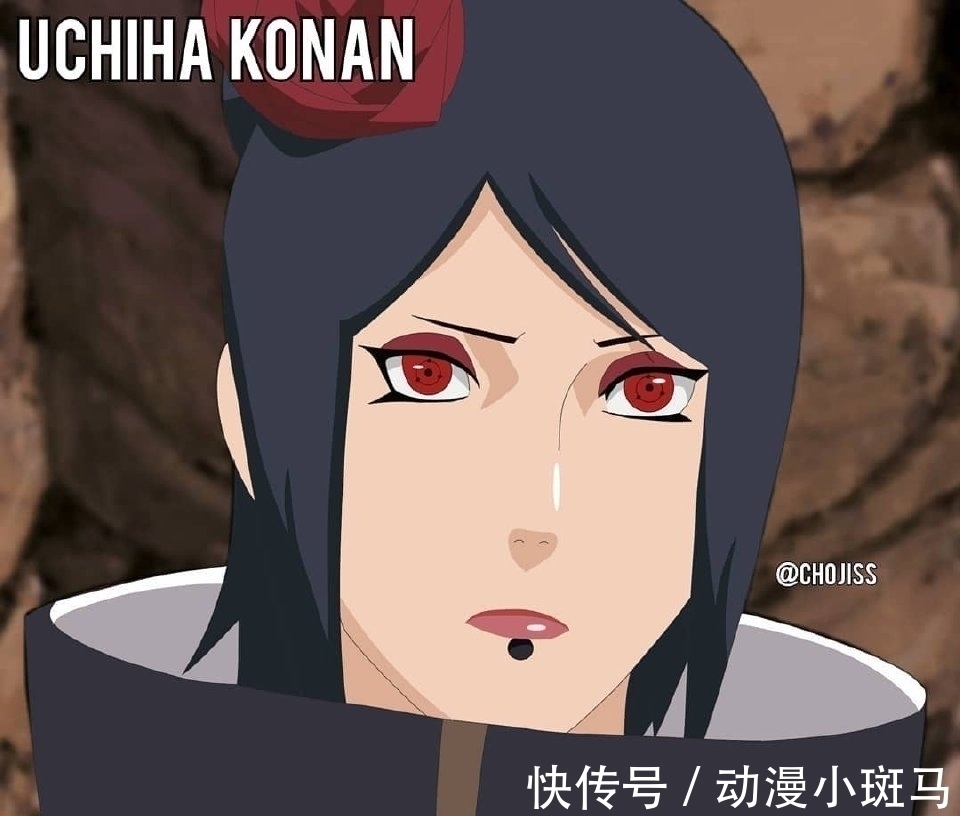 火影忍者|《火影忍者》全员宇智波?当女生们拥有宇智波外形,差点认不出