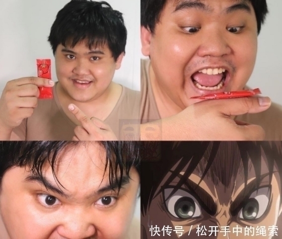 艾伦|泰国小哥进击的巨人系列,还原度过高,马趴这是在模仿他吧?