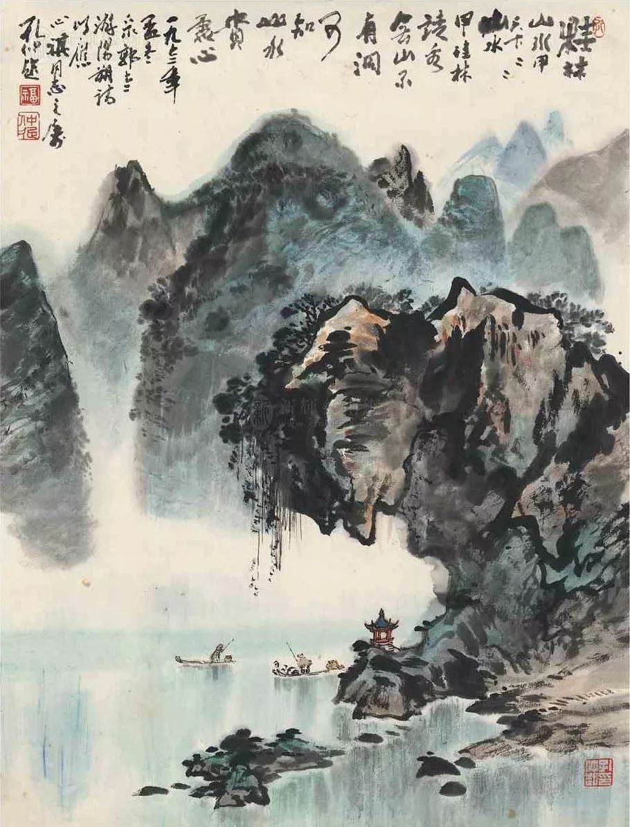 山水！胸有万水千山，自然云生水起——孔仲起的山水作品