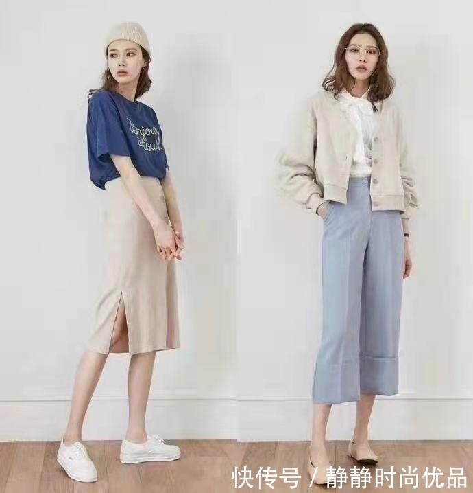 简约 早秋的裙子、裤子穿搭：干净简约好学，女人们赶快get起来吧