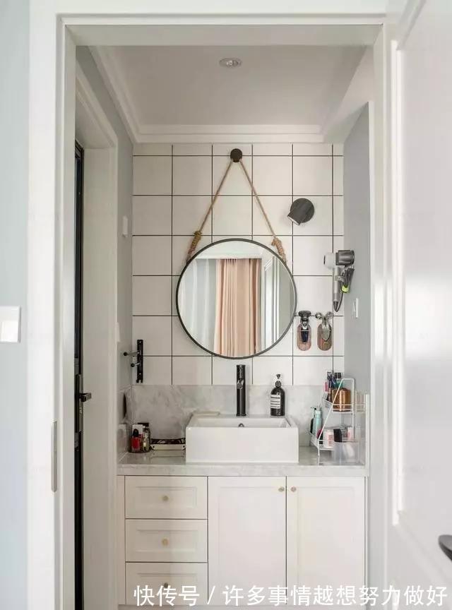 浅灰色|89平简约三室，老公坚持一进门设隔断，多出一个独立玄关