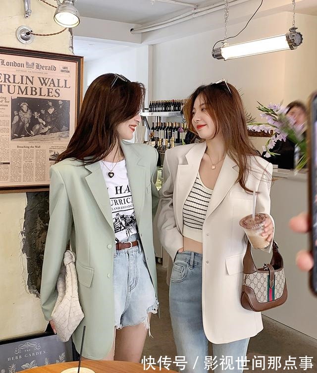 西装外套 初秋外套穿搭公式!照着穿,超时髦!