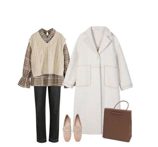 白色|保暖又能凹造型的马甲,变身“宝藏”女孩,神秘不失文艺感