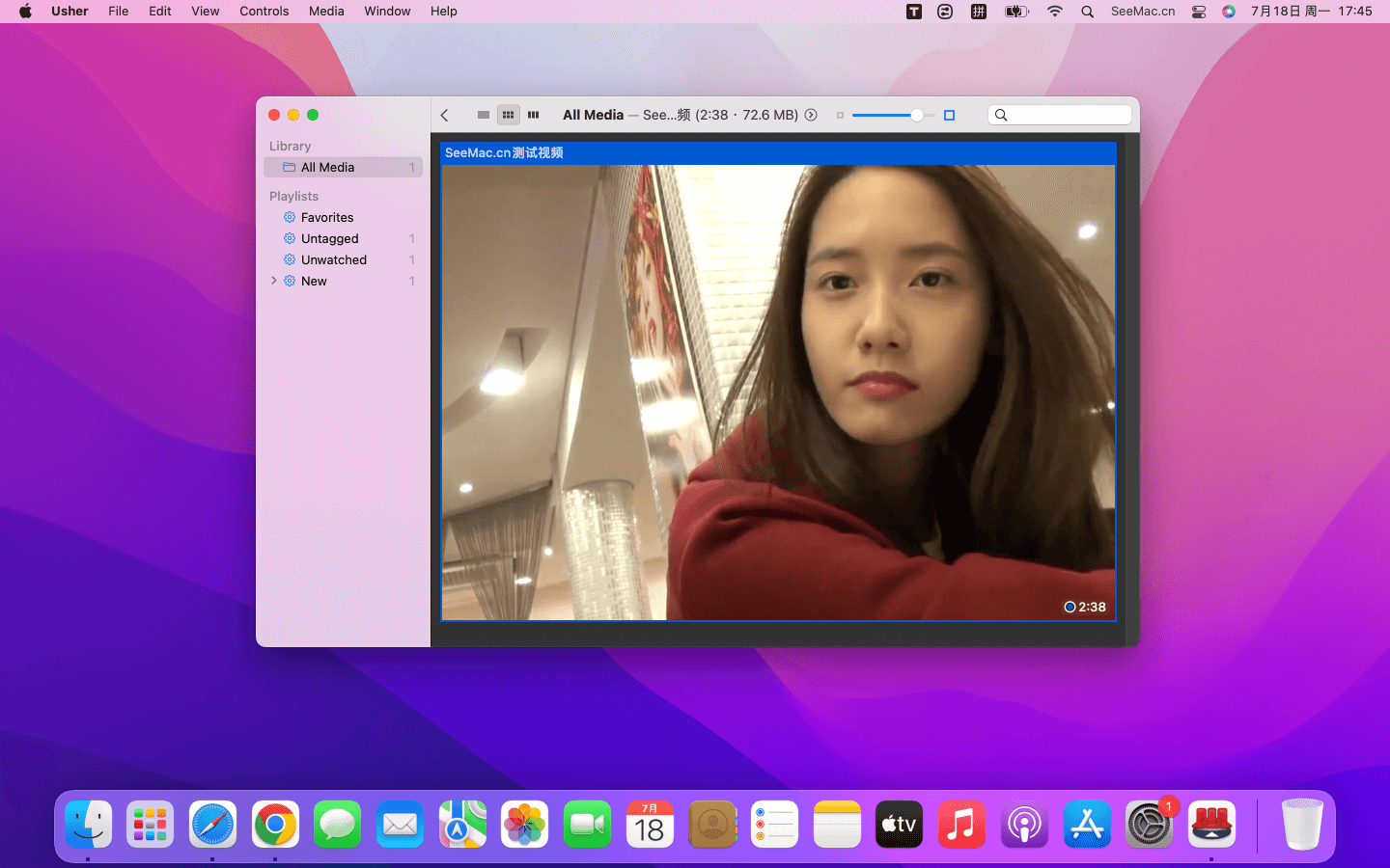 Usher for Mac v2.2.1 影片库管理-下载否