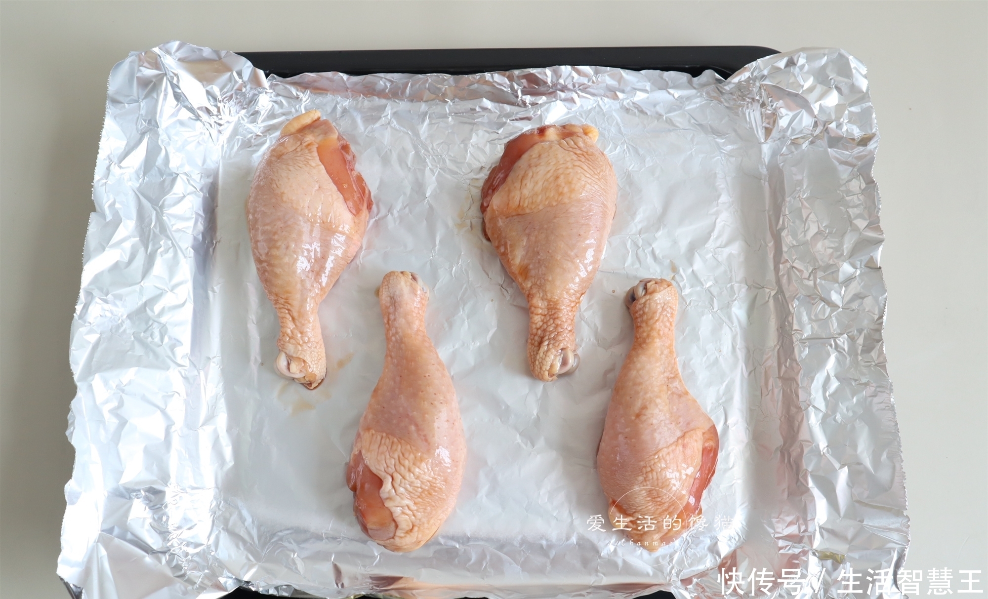 上桌|不用油的蜜汁烧鸡腿,腌一腌烤一烤,20分钟喷香上桌,网友狂点赞