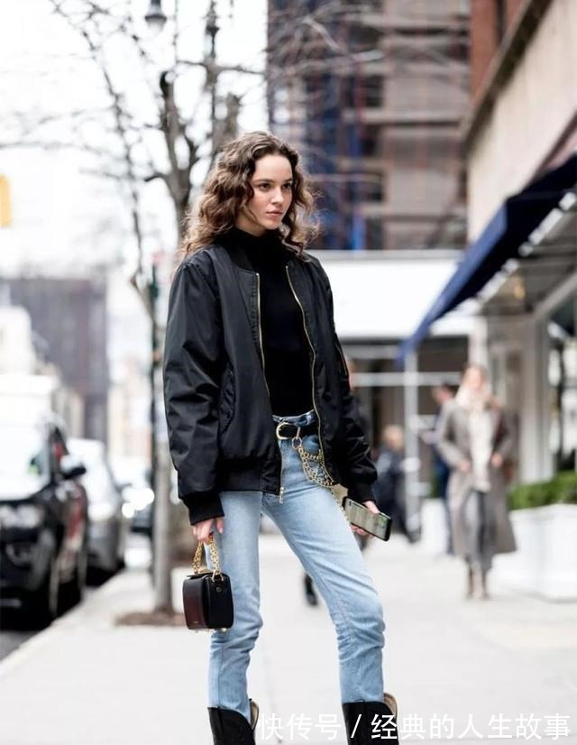 飞行员夹克 今年秋冬“飞行员夹克”火了,照这几个要点穿,保暖时髦又显瘦!