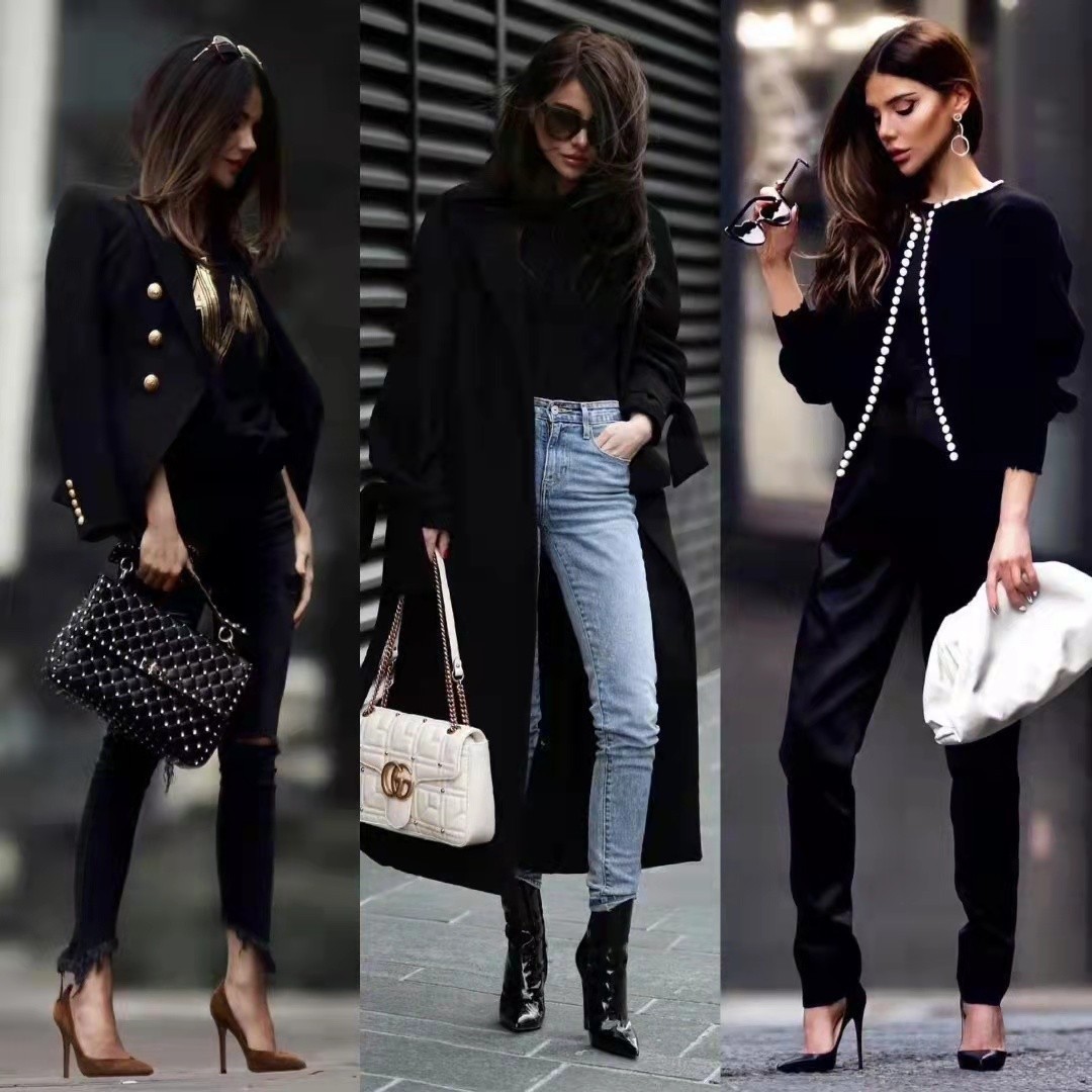 黑色|女生不穿一次高跟鞋, 总感觉会有遗憾, 快跟着“时髦精们”学穿搭