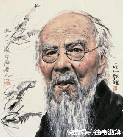 水族动物#齐白石画虾最好,画鸟却最贵,红白两只鹤,价值超过一个亿