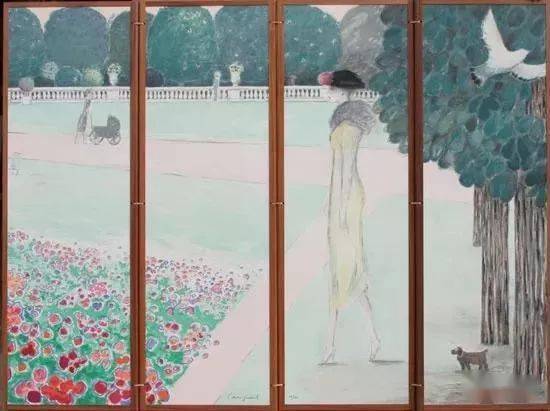 野兽主义#皮埃尔·卡西尼尔:领略野兽主义奔放节奏和表现主义浓烈意蕴油画作品