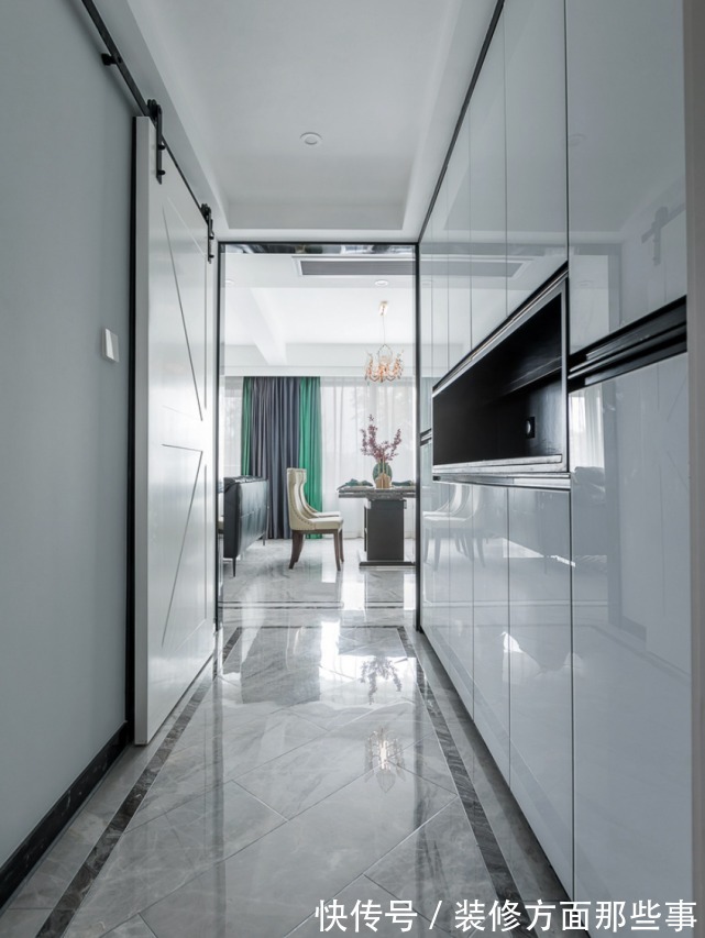 三居室|123平现代风三居室全屋温馨自在,还有一种摩登的美感