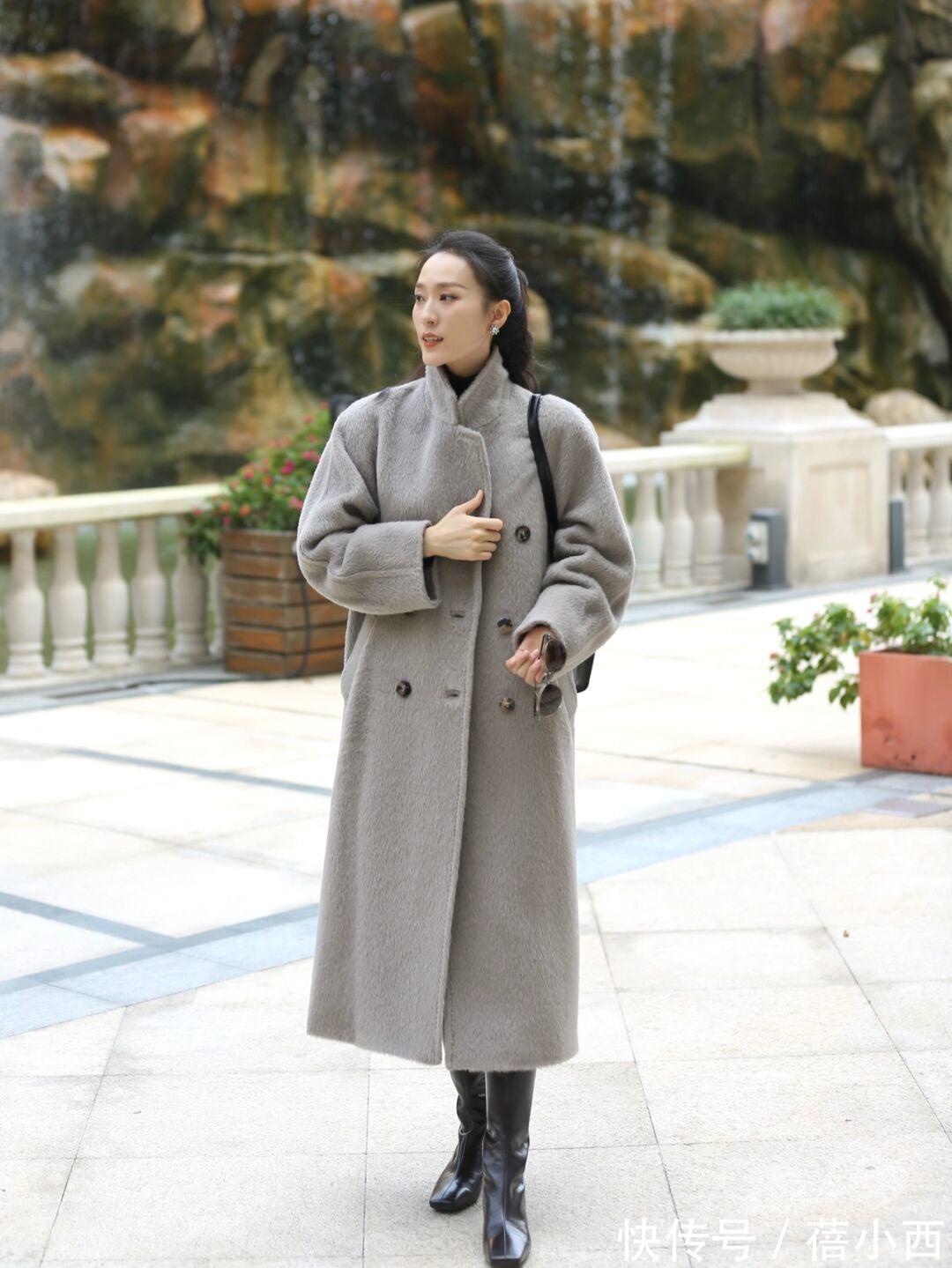 视觉效果|入冬后“大衣”别瞎买乱搭,建议配这三种, 不仅显身段还很优雅