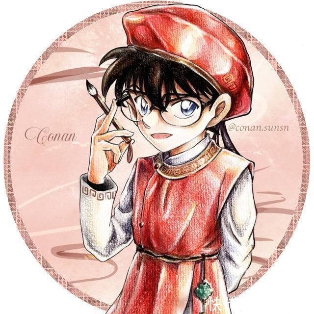 小兰|古风版的名侦探柯南太帅了，兰哀都好可爱，脑补一出古装悬疑大戏