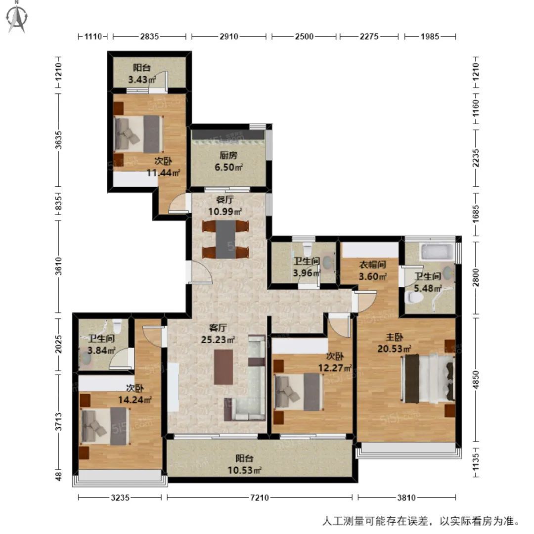 户型|热门楼盘139㎡大比拼,哪个更香?