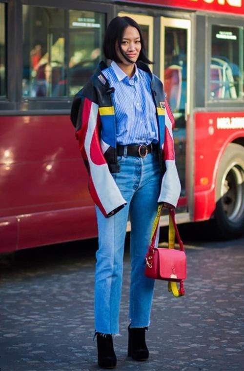 阔腿裤已过时,现在潮人们都在穿“括号裤”,不仅显高还贼能瘦腿