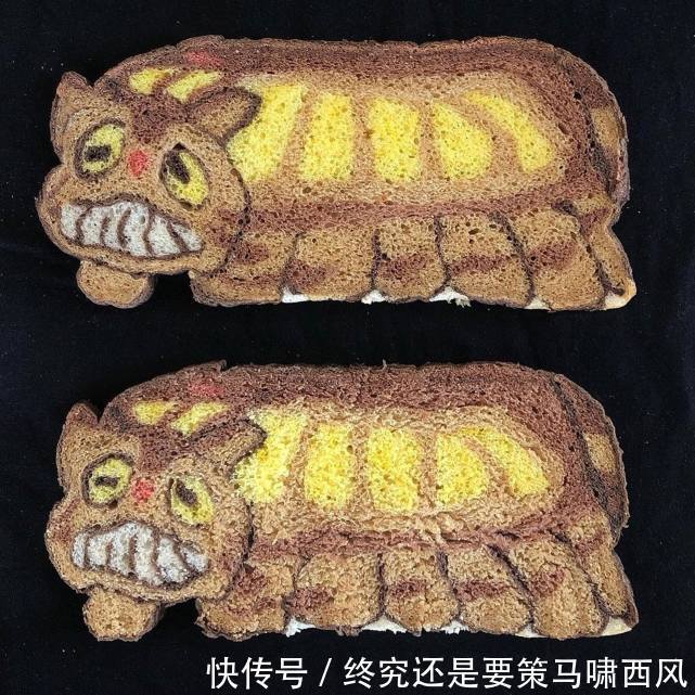 日本|日本网友制作龙猫面包切开有惊喜,网友:拜托要拿出来卖!