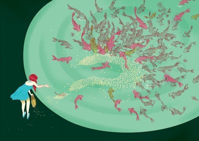 纽约视觉艺术学院#著名插画师马科斯的作品,好迷人!