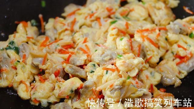 炒鸡蛋|炒鸡蛋谁都会做,想把鸡蛋炒好吃有窍门,加上它,鲜掉眉毛