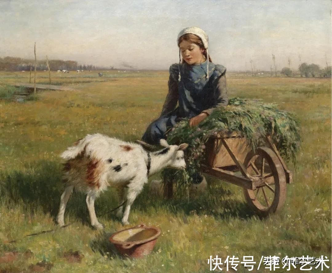 爱丁堡|英国画家布莱洛克油画里的乡村生活，田园诗一般的美