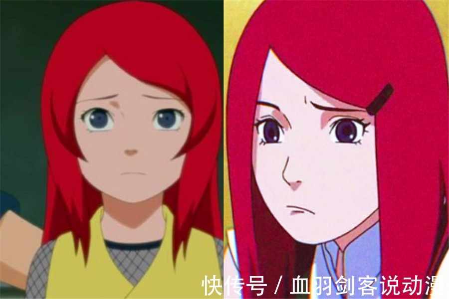 红豆|火影中女忍者的颜值变化:雏田从小可爱,照美冥红豆中年发福