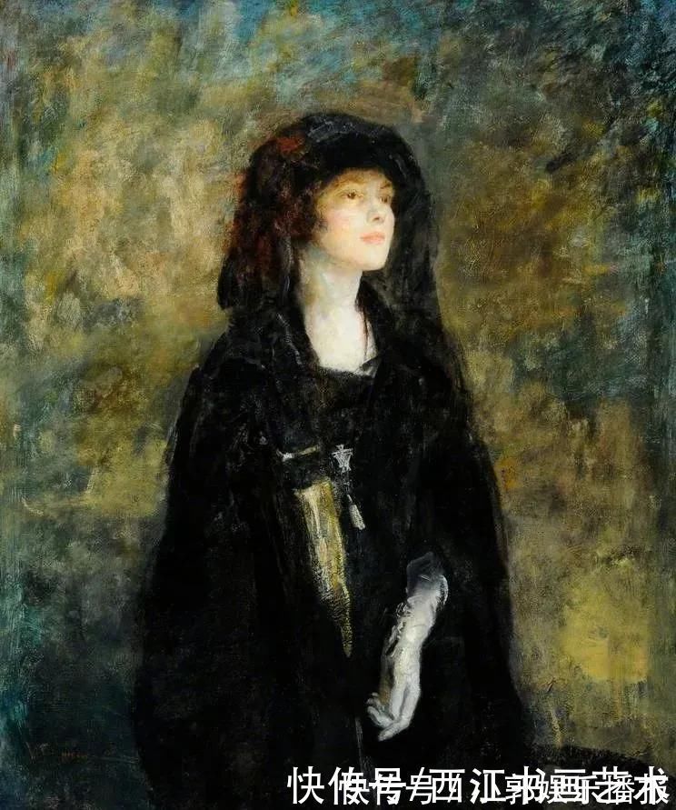 麦克沃伊&有质感的水彩肖像:英国画家亚瑟.麦克沃伊作品选