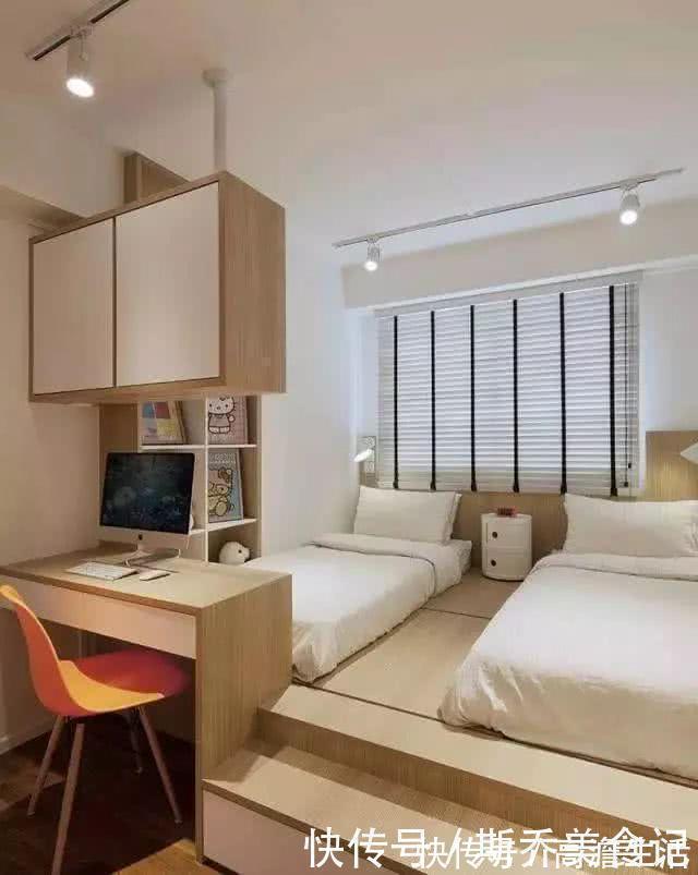 地台床|榻榻米已经落伍了,现在流行一体化的地台设计,年轻人都爱这样装