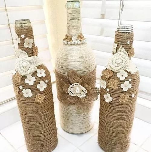 改造|DIY手工制作这是我见过最棒的酒瓶改造方案,好漂亮
