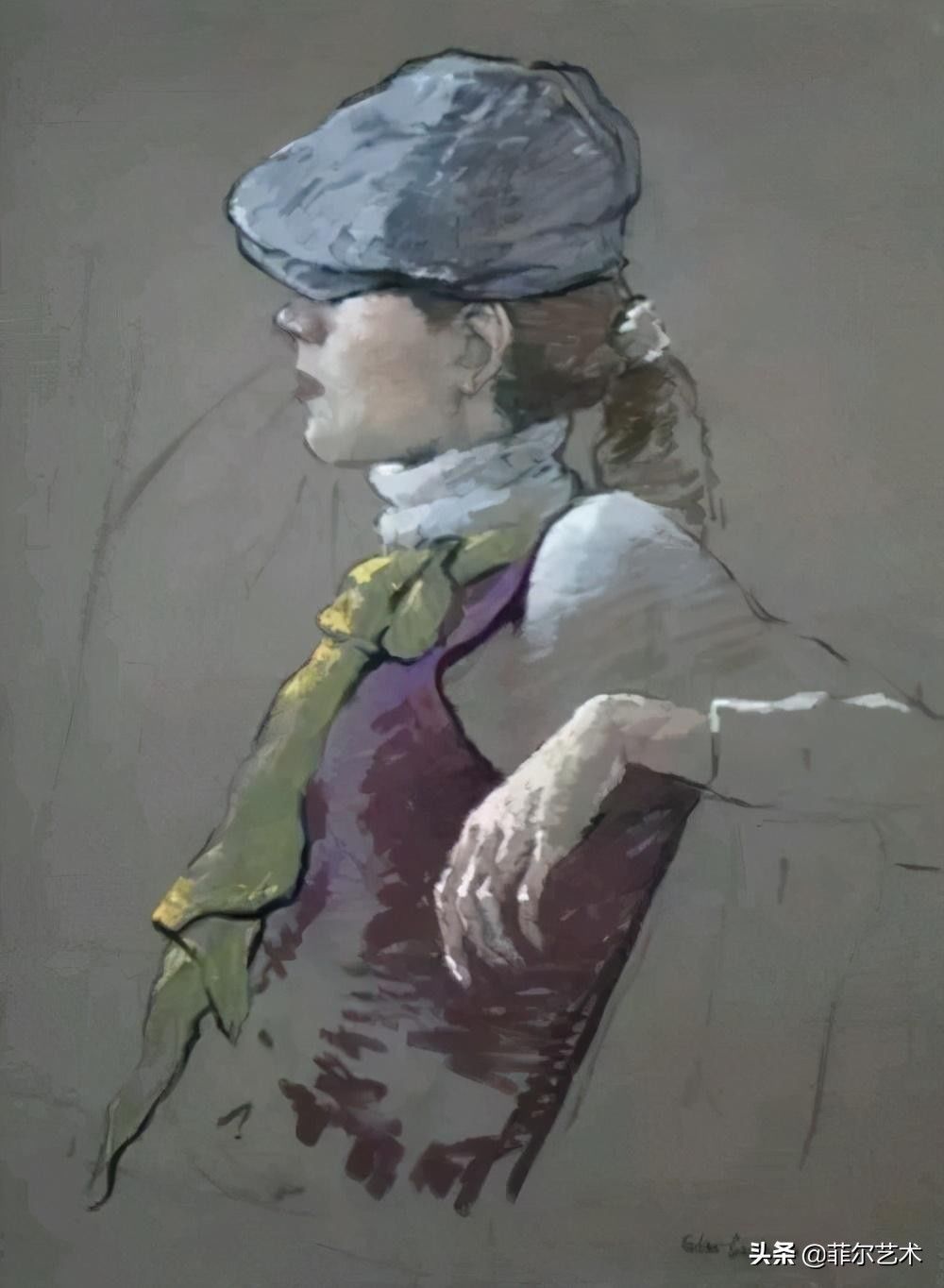 画家|乌克兰女画家色粉画作品,跳舞的姑娘可真美