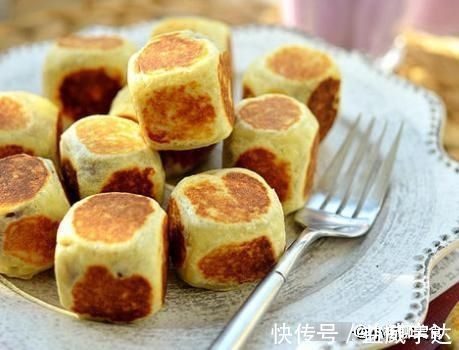 网红仙豆糕想吃不用买,教你用平底锅在家做,软糯清香还低糖