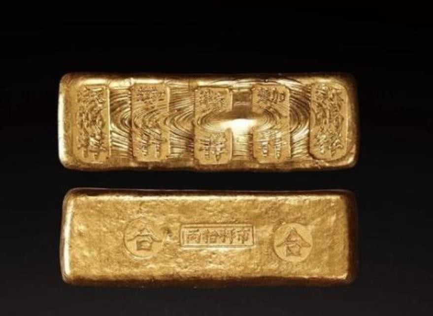 民国时期的俗称“黄鱼”的金条,如果放到今天,值多少钱?