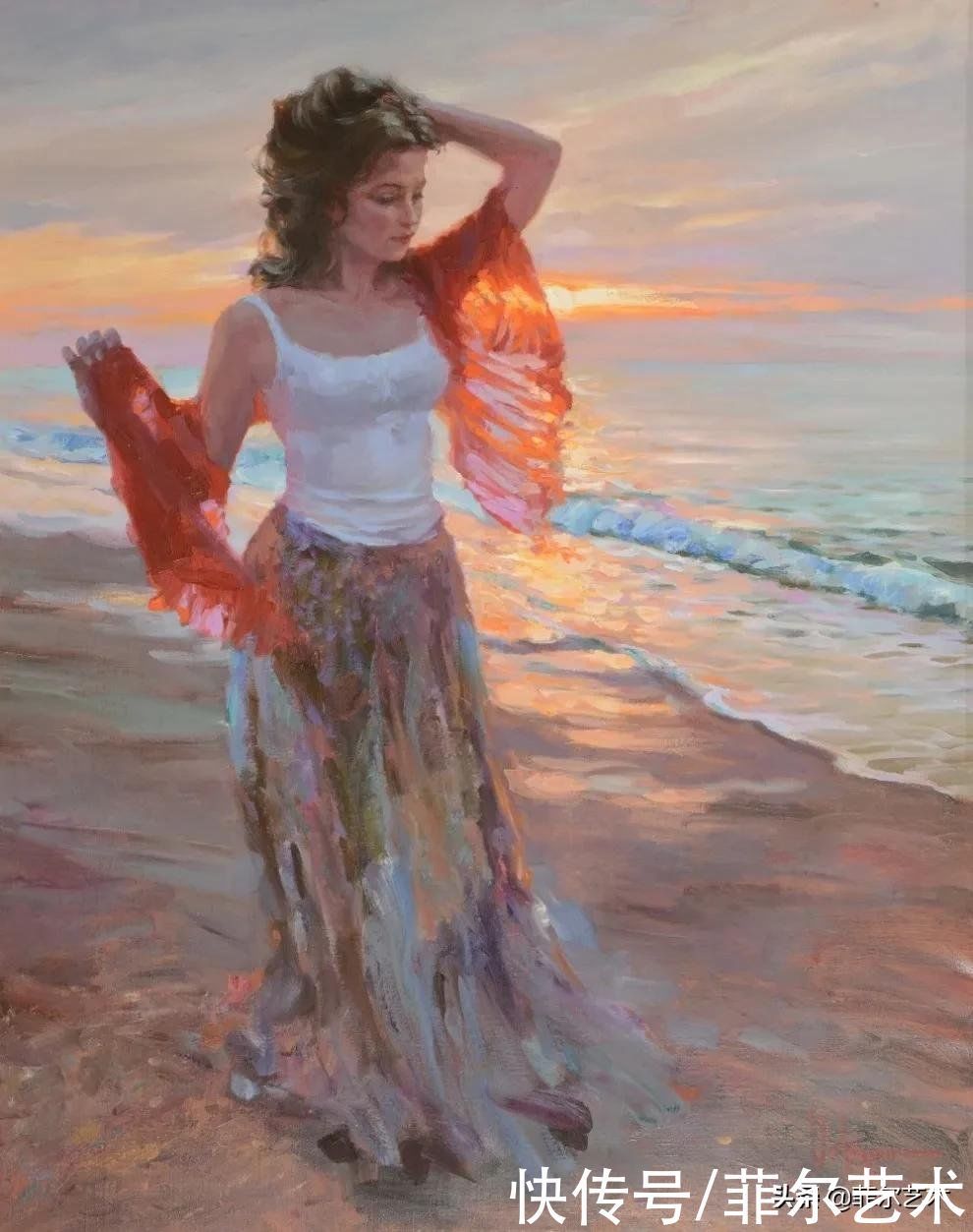 弗拉基米尔&俄罗斯画家弗拉基米尔人体油画里的美女,美得让人难忘