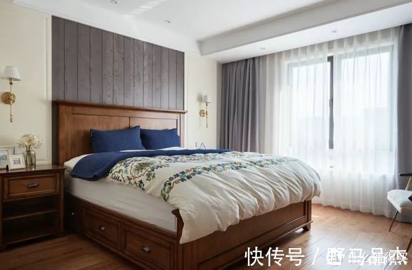 新家|参观了他的100㎡新家,才懂美式风多好看,入户后,处处高级感