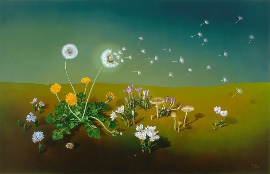 巴塞罗那@西班牙超写实油画大师marcEscofet:大自然的灵魂画师