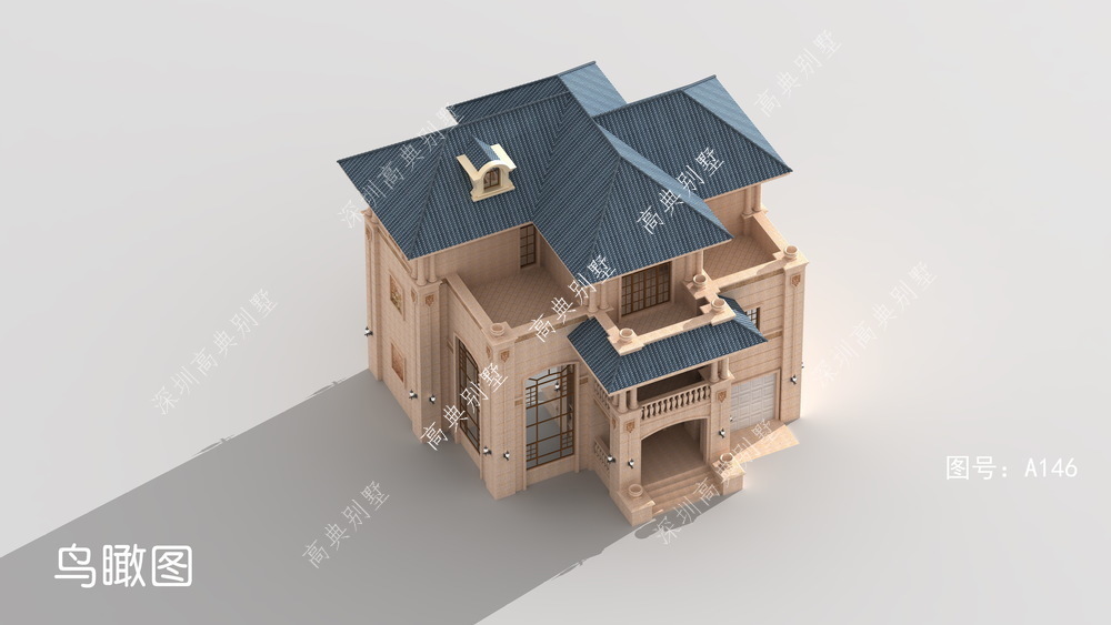 别墅|这款三层欧式别墅,精致的外观,建起来就是一道美丽的风景