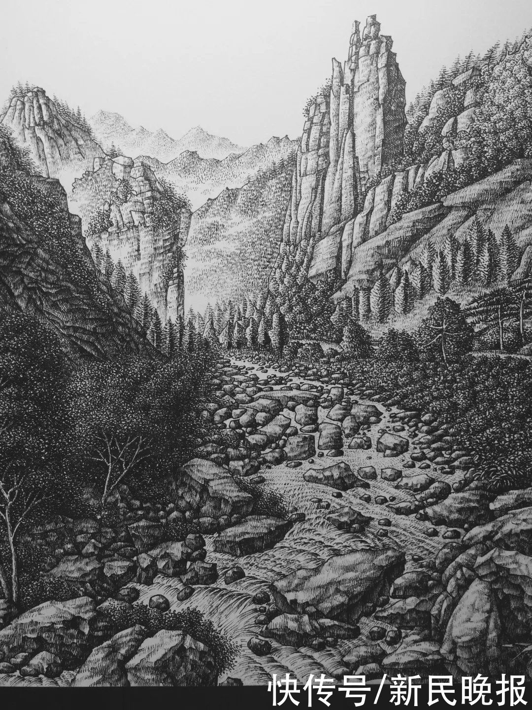 金汇|惊艳！钢笔画里的上海水乡