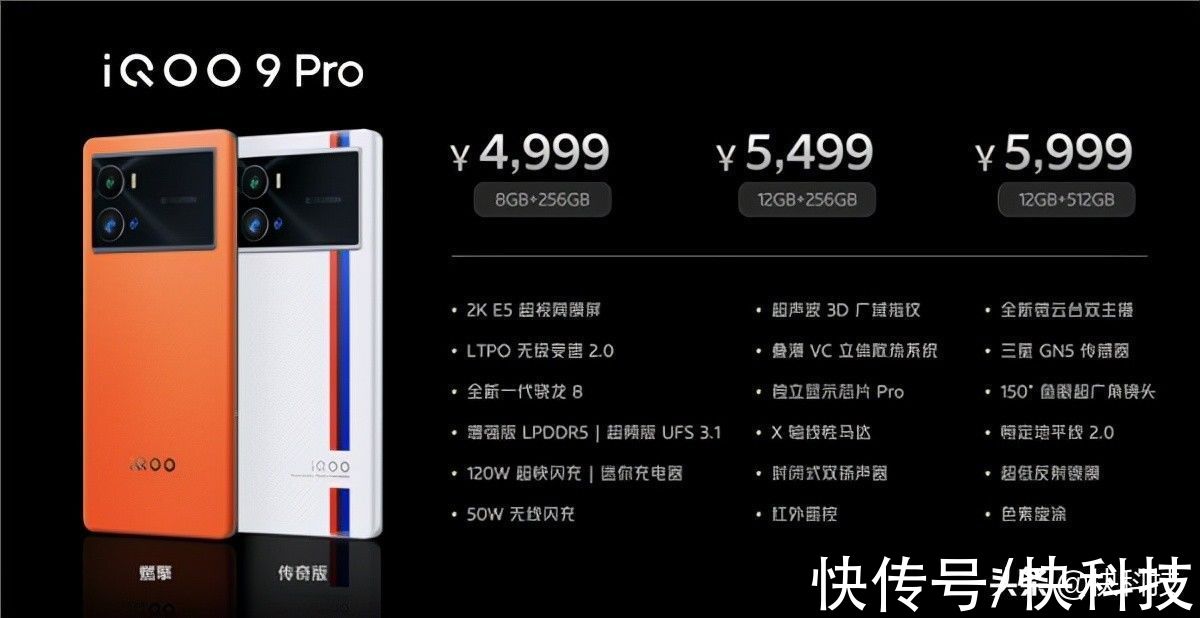 区别|一文看懂iQOO 9及iQOO 9 Pro区别：差价1000元 升级是否良心？