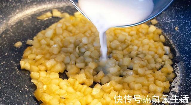 紫薯|不用揉面不用起酥,就能做出酥脆可口的苹果派,一口咬下料超足