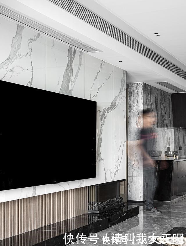 现代|180㎡大平层,现代简约+无主灯设计,客餐厅精致有格调!