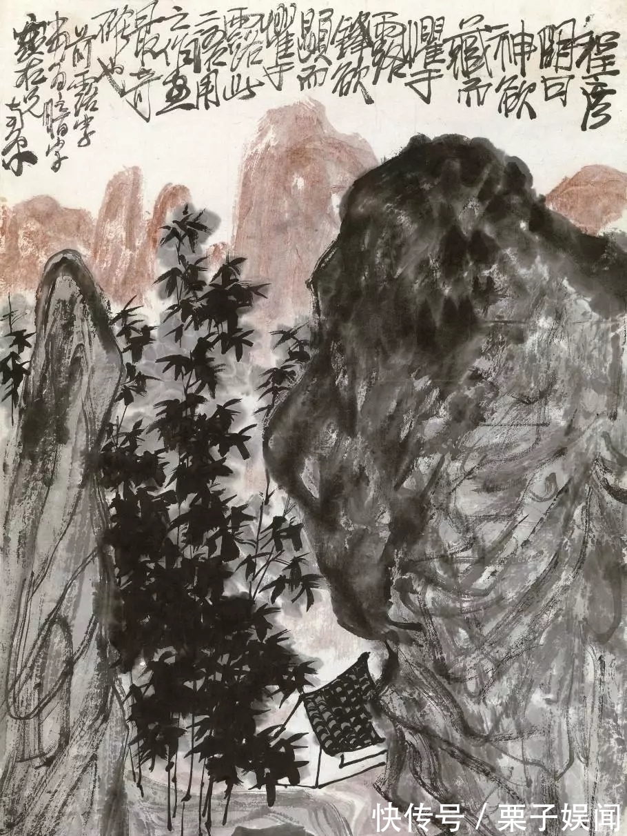 山水画&别人逸笔草草，他却繁笔复墨｜陈子庄的山水画