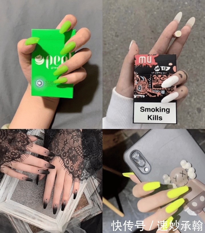 风格超酷的欧美风美甲,拿图去做!