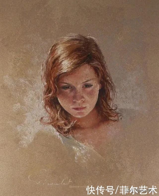 艺术学院$法国女粉彩大师,描绘的女性之美,细腻柔和