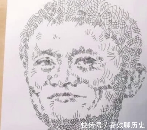 短线！美术生万根短线作画，当镜头拉远之后，网友：马爸爸是你！