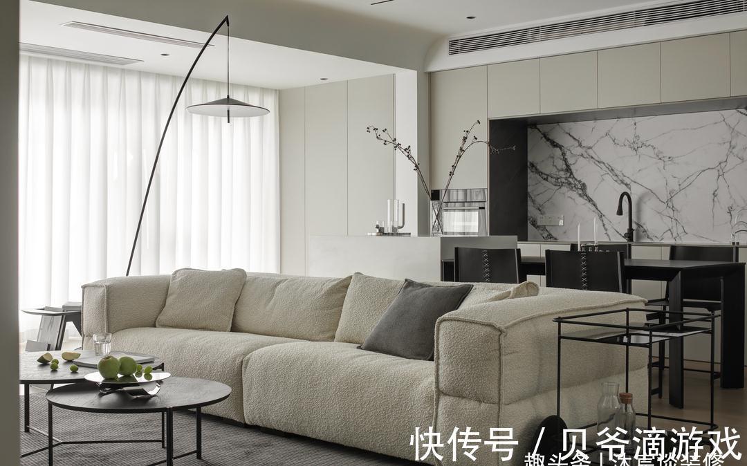 横厅|40岁哥哥买下一个横厅，坚持极简装修，全屋简洁大气，太高级了