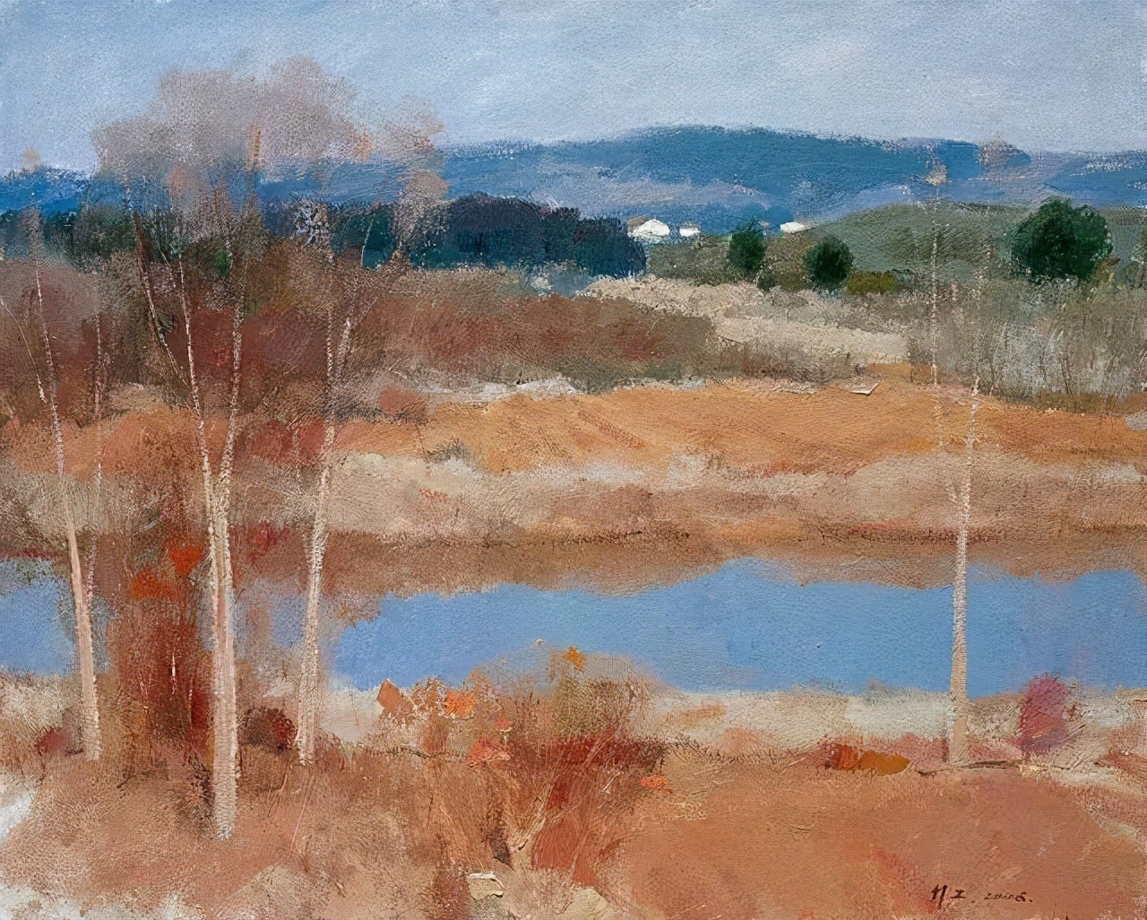 高级色彩,沈行工独特的诗意性油画