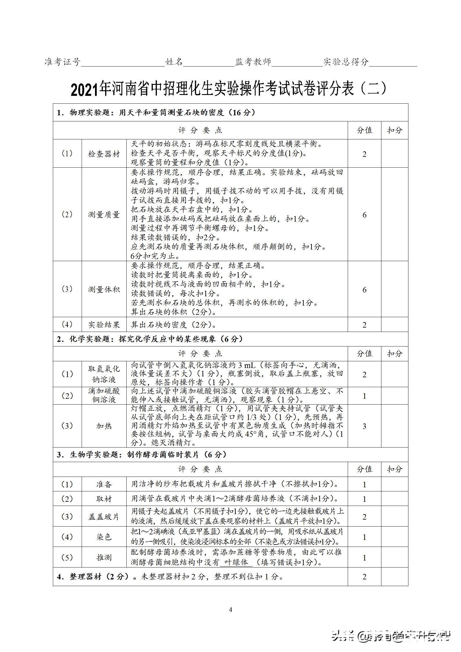 「2021理化生考试」不可不知的考试技巧，掌握住满分非常简单